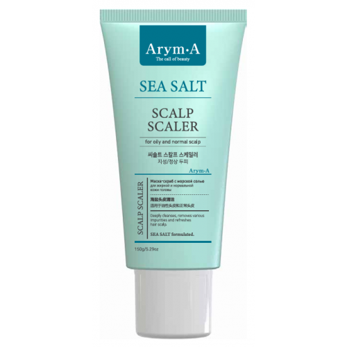 ARYMA Sea salt scalp scaler Маска-скраб для жирной кожи головы с морской солью